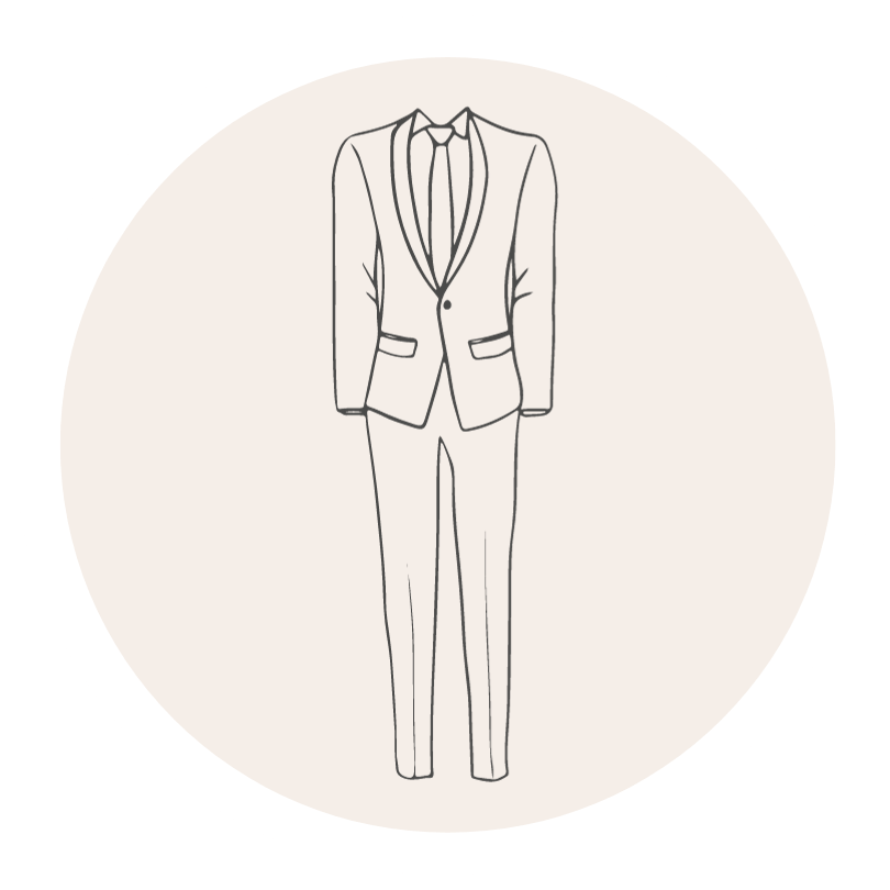 Hochzeitsanzug-Icon